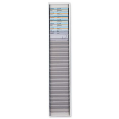 ESD KANBAN Board 27 compartimente A5 orizontal 230x1200x18 mm