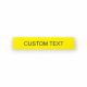 GEToolbox®  I Forma Text Personalizat GALBEN