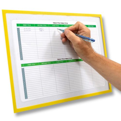 GEToolbox® "Lite" suport de documente decupat A3 VERDE